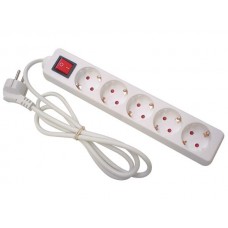 Πολύμπριζο 5 θέσεων με διακόπτη